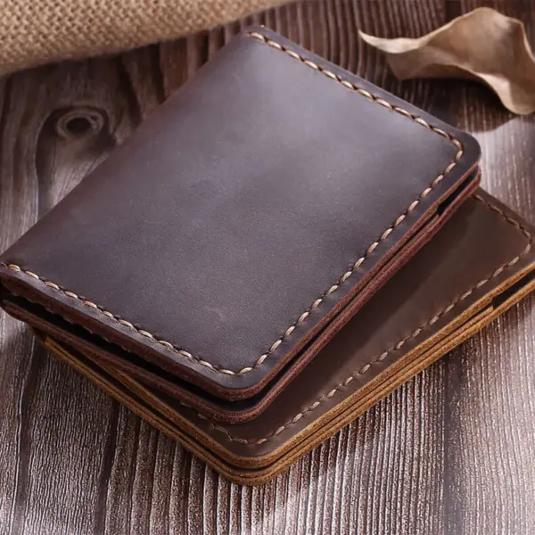 Artisan Leather Card Holder