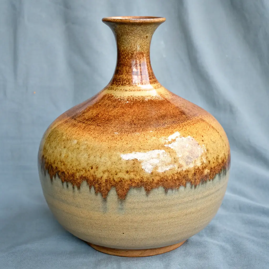 Hand-painted Terracotta Vase
